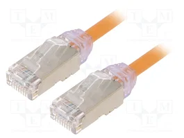 PANDUIT Patch cord Cat 6a F/UTP 2m naranja