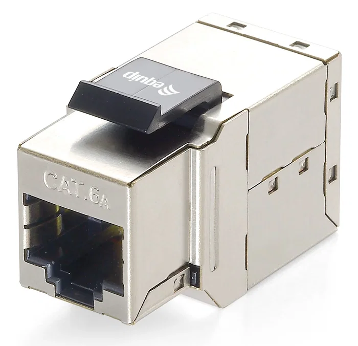 EQUIP Acoplador Keystone Inline Cat6A Apantallado 2xRJ45 (8 unidades) EQUIP Acoplador Keystone Inline Cat6A Apantallado 2xRJ45 (8 unidades)