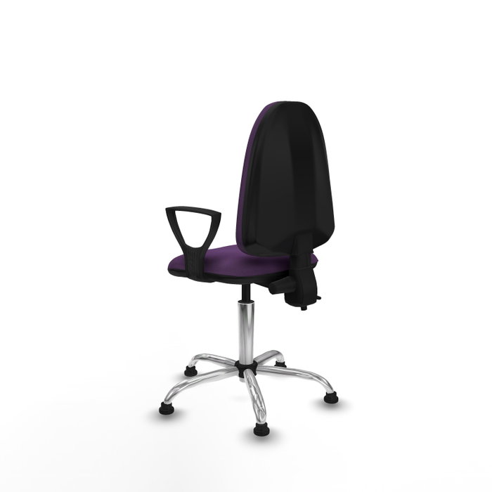 PIQUERAS Y CRESPO Silla de oficina Aýna Morada con Brazos Fijos PIQUERAS Y CRESPO Silla de oficina Aýna Morada con Brazos Fijos