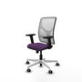 PIQUERAS Y CRESPO Silla de oficina Motilla con Mecanismo Sincro, Morado y Blanco