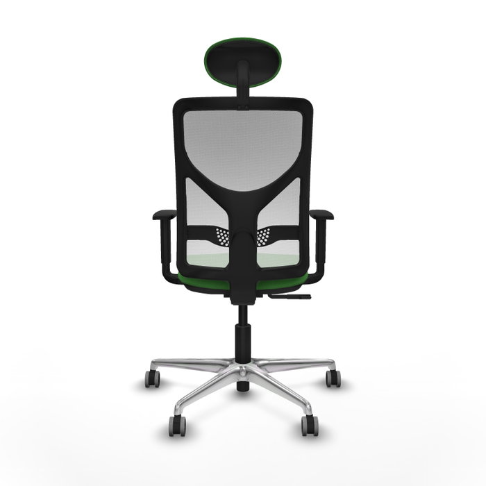 PIQUERAS Y CRESPO Silla de oficina Motilla con mecanismo Sincro, verde y blanco PIQUERAS Y CRESPO Silla de oficina Motilla con mecanismo Sincro, verde y blanco