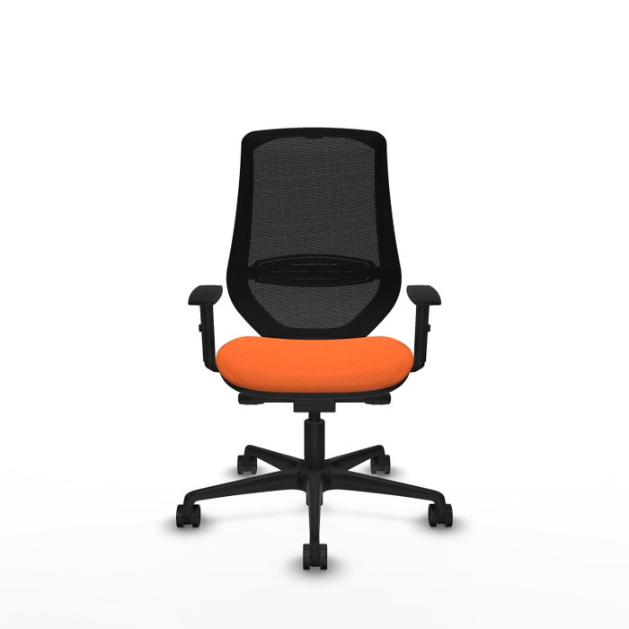 PIQUERAS Y CRESPO Silla de oficina Mardos Naranja y Negro PIQUERAS Y CRESPO Silla de oficina Mardos Naranja y Negro