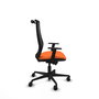 PIQUERAS Y CRESPO Silla de oficina Mardos Naranja y Negro