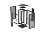 Lanberg FF01-6618-23B Armario Rack 18U Independiente Negro