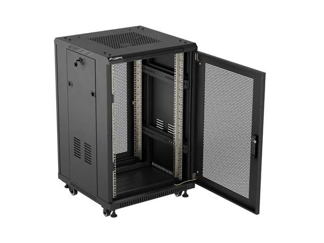 Lanberg FF01-6618-23B Armario Rack 18U Independiente Negro