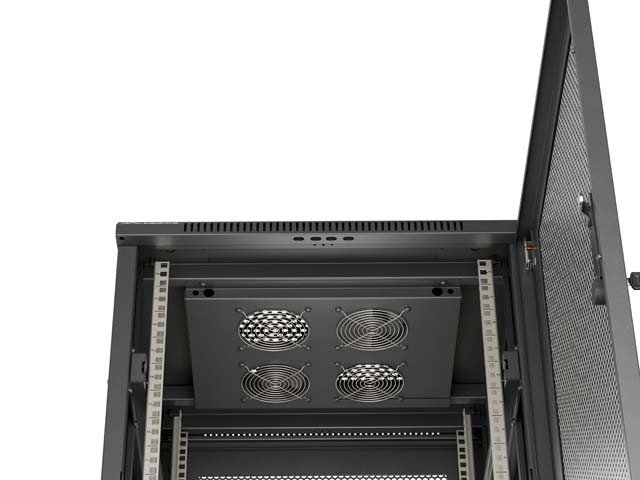 Lanberg FF01-6618-23B Armario Rack 18U Independiente Negro
