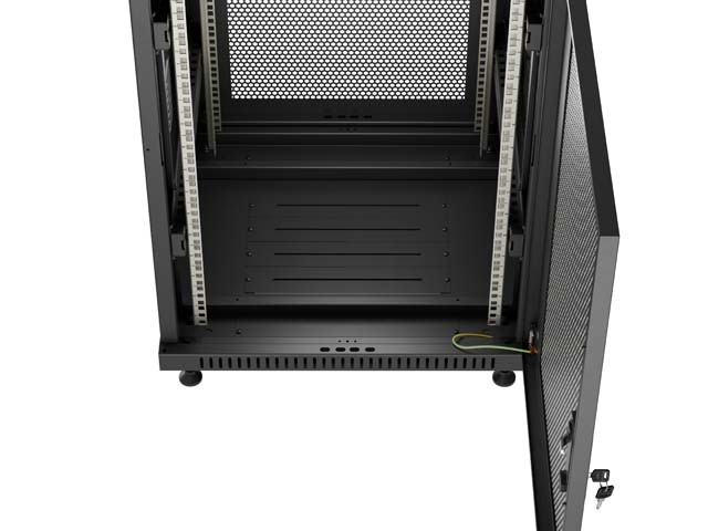 Lanberg FF01-6618-23B Armario Rack 18U Independiente Negro