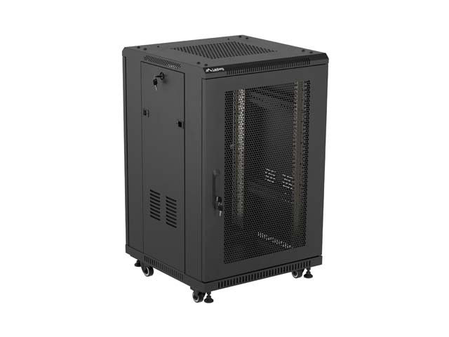 Lanberg FF01-6618-23B Armario Rack 18U Independiente Negro