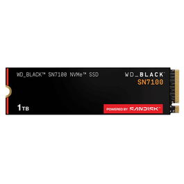 WD Black SN770 NVMe SSD M.2 1TB PCIe 4.0 WDS100T4X0E - Velocidad Lectura 7250 MB/s, Escritura 6900 MB/s