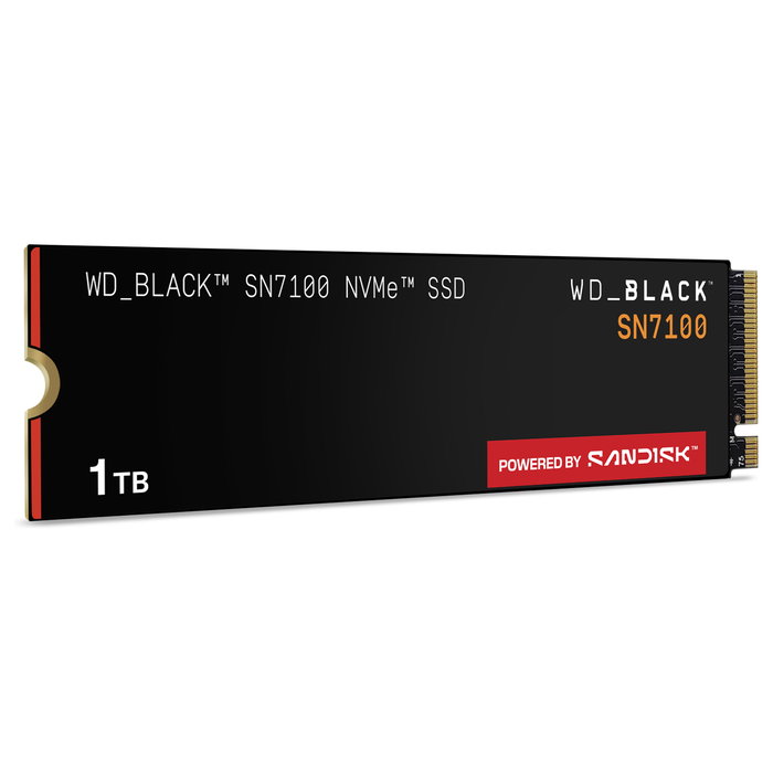 Western Digital WD_BLACK SN7100 1 TB SSD NVMe M.2 2280 PCIe Gen4 Western Digital WD_BLACK SN7100 1 TB SSD NVMe M.2 2280 PCIe Gen4