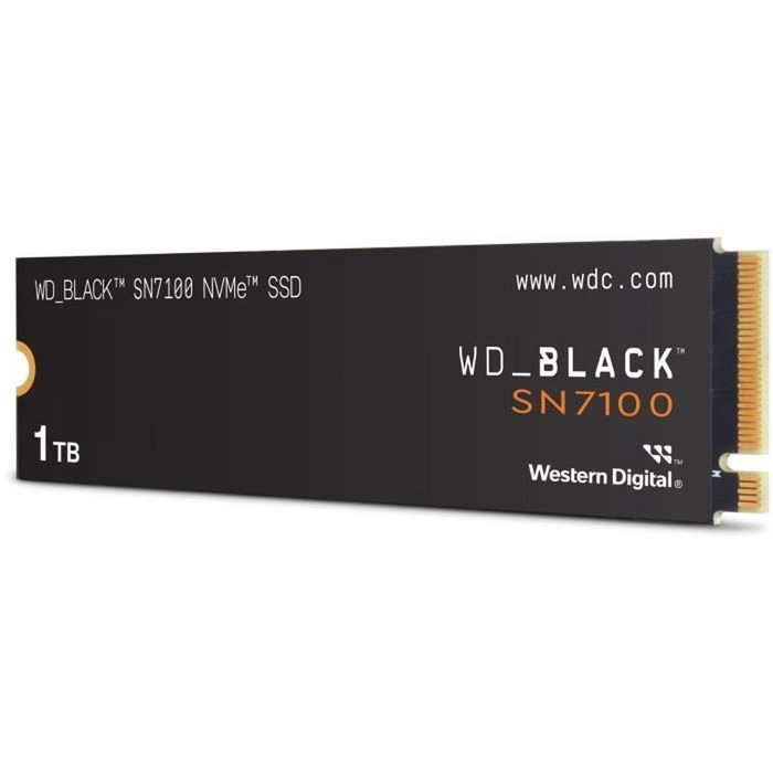 Western Digital WD_BLACK SN7100 1 TB SSD NVMe M.2 2280 PCIe Gen4 Western Digital WD_BLACK SN7100 1 TB SSD NVMe M.2 2280 PCIe Gen4