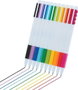 LEGO Set de 10 bolígrafos de tinta gel con colores variados y piezas LEGO de 1x4
