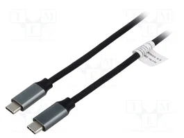 Digitus Cable USB-C a USB-C DB-300220-010-S de 1 m, Negro