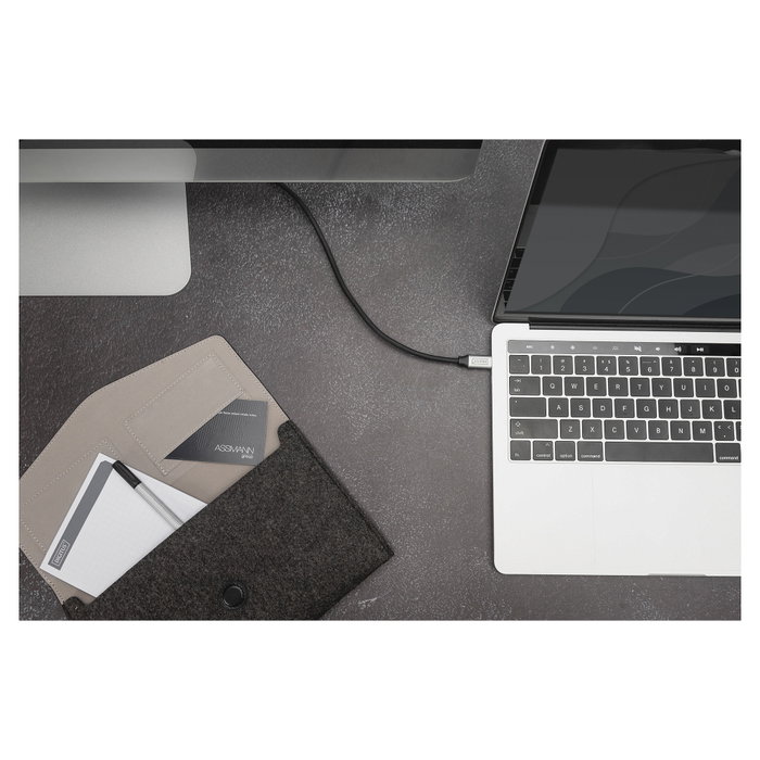 Digitus Cable USB-C a USB-C DB-300220-010-S de 1 m, Negro