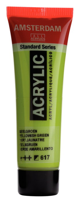 Amsterdam Standard Series Pintura Acrílica Verde Amarillento 617 de 20 ml Amsterdam Standard Series Pintura Acrílica Verde Amarillento 617 de 20 ml