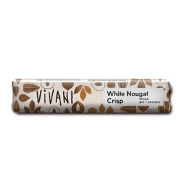 VIVANI White Nougat Crisp Barrita Chocolate Blanco con Praliné