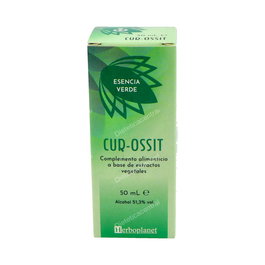 HERBOPLANET Cur-Ossit Esencia Verde 50Ml Tónico Adaptógeno Complemento Alimenticio Extractos Vegetales Gotas