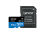 Lexar LSDMI512BB633A Tarjeta MicroSDXC de 512 GB, UHS-I U3 V30, Velocidad de Lectura 100 MB/s