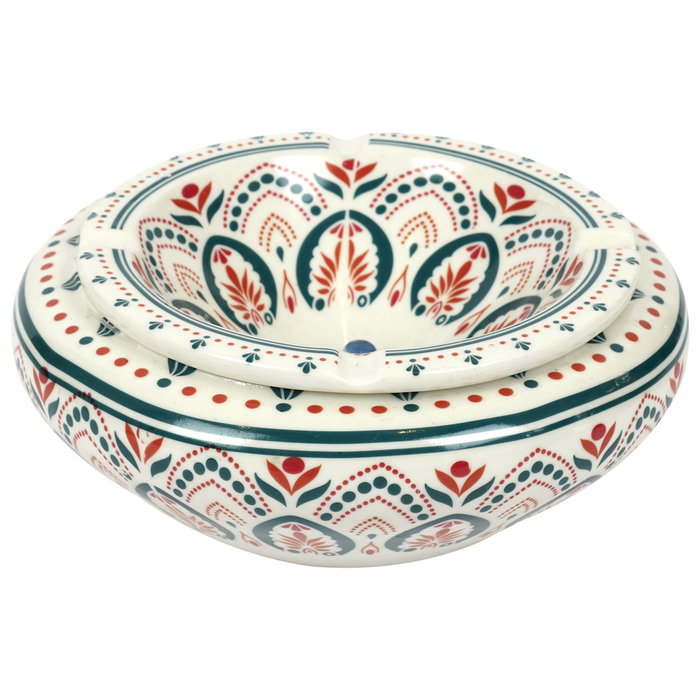 Home Deco Factory Cenicero con Agua Mirage XLL - Cenicero Marroquí grande para exterior, diámetro 25 cm