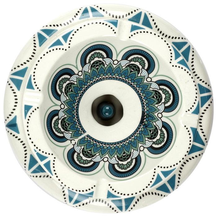 Home Deco Factory Cenicero con Agua Mirage XLL - Cenicero Marroquí grande para exterior, diámetro 25 cm
