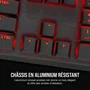Teclado mecánico para juegos CORSAIR K60 PRO con LED rojo - Azerty - Negro (CH-910D029-FR)