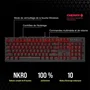 Teclado mecánico para juegos CORSAIR K60 PRO con LED rojo - Azerty - Negro (CH-910D029-FR)