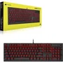 Teclado mecánico para juegos CORSAIR K60 PRO con LED rojo - Azerty - Negro (CH-910D029-FR)