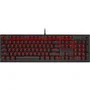 Teclado mecánico para juegos CORSAIR K60 PRO con LED rojo - Azerty - Negro (CH-910D029-FR)