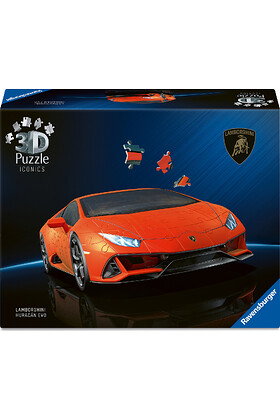 Ravensburger Puzzle 3D Lamborghini Huracán EVO Naranja
