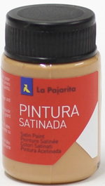 LA PAJARITA Pack de 6 botes de pintura satinada Terracota base látex de 35 ml