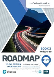 LONGMAN, Roadmap C1;2 Flexi Edition Course Book 2 con eBook y práctica en línea
