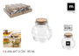 La Mediterranea Tarrito de Vidrio con Tapón de Corcho 85 ml (36 Unidades)bu