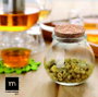 La Mediterranea Tarrito de Vidrio con Tapón de Corcho 85 ml (36 Unidades)bu