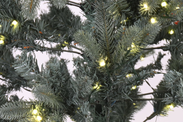 DKD Home Decor Árbol de Navidad Alpina Verde 125 x 210 x 125 cm 1259 ramas Luces