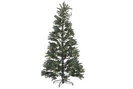 DKD Home Decor Árbol de Navidad Alpina Verde 125 x 210 x 125 cm 1259 ramas Luces