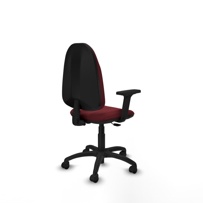 PIQUERAS Y CRESPO Silla de oficina Algarra Granate PIQUERAS Y CRESPO Silla de oficina Algarra Granate