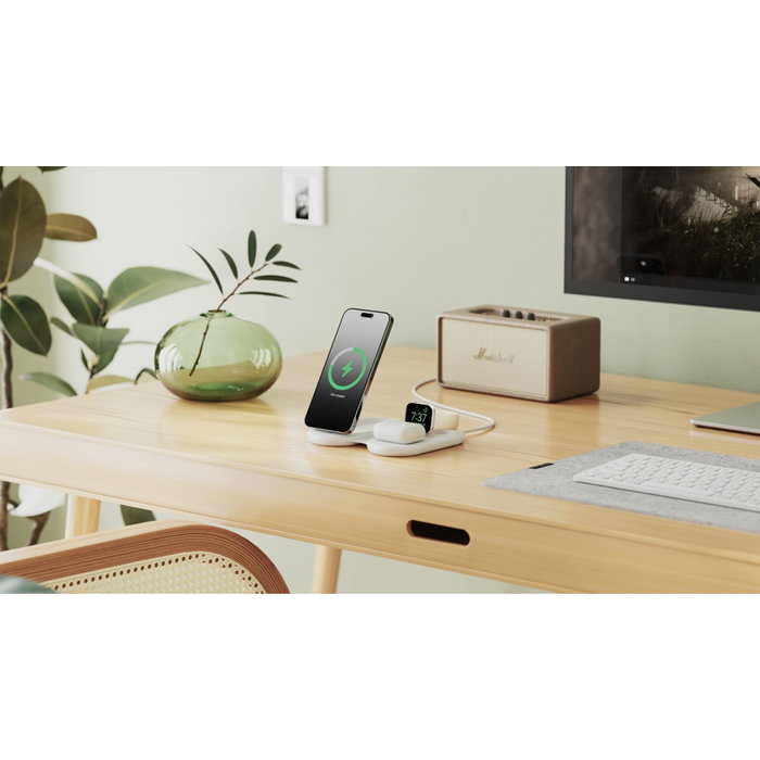 ALOGIC PackAway Cargador Inalámbrico 3 en 1 Qi2