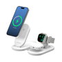 Alogic PackAway 3-in-1 Qi2 Wireless Charging Stand Blanco