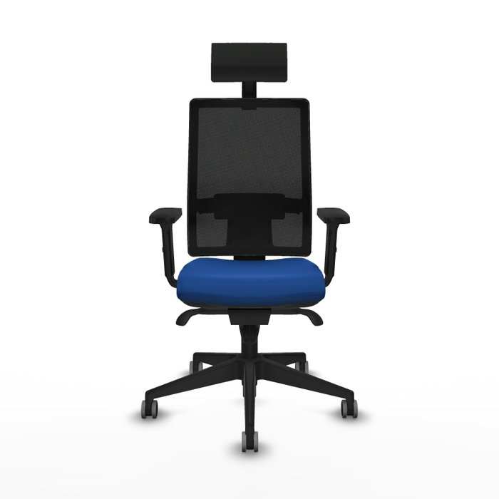 PIQUERAS Y CRESPO Silla de oficina Horna con mecanismo Sincro, Azul y Negro PIQUERAS Y CRESPO Silla de oficina Horna con mecanismo Sincro, Azul y Negro
