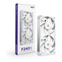 NZXT F240X RGB Ventilador 240mm Blanco