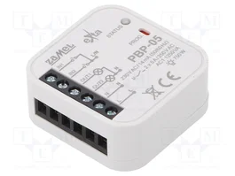 ZAMEL PBP-05 Relé de instalación biestable por impulsos NA x2