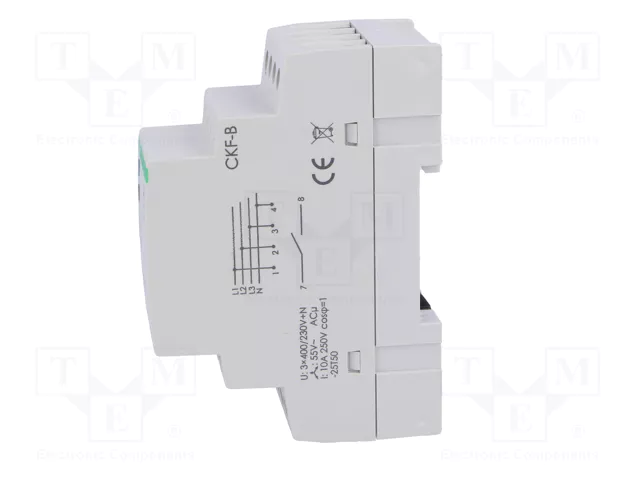 F&F CKF-B Relé de monitorización de tensión para raíl DIN F&F CKF-B Relé de monitorización de tensión para raíl DIN
