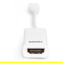 Digitus Mini DisplayPort a HDMI Cable Adaptador, Mini DisplayPort Macho/Hembra a HDMI Macho, Blanco, 0.15m