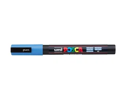 POSCA Marcador PC-3M Punta Cónica 0,9 - 1,3 mm Azul Cielo