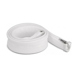 DeLOCK Manga trenzada con cierre de cremallera resistente al calor 1 m x 30 mm Blanco