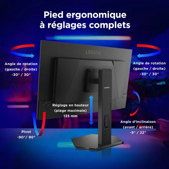 Lenovo Legion 27Q-10 OLED 26.5'' Quad HD 240Hz Negro Lenovo Legion 27Q-10 OLED 26.5'' Quad HD 240Hz Negro