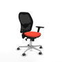 PIQUERAS Y CRESPO Silla de oficina Jorquera Naranja oscuro/Negro