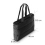 Hama Stepp Bolso Shopper para Portátil hasta 16,2 pulgadas, Negro