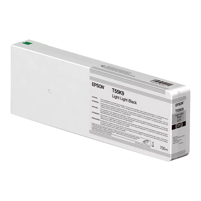 Epson T55K900 Cartucho de Tinta Negro Claro Claro 700 ml UltraChrome HDX/HD Epson T55K900 Cartucho de Tinta Negro Claro Claro 700 ml UltraChrome HDX/HD