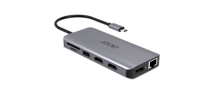 Acer Docking Station 12 en 1 USB-C Plata